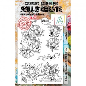 AALL & Create Stamp Set #441 - Lotus Clusters