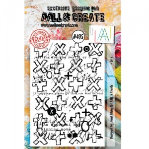 AALL & Create A7 Stamp #495 - + or x