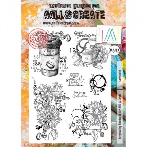 AALL & Create A4 Stamp Set #642 - Caffeinated