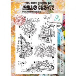 AALL & Create A4 Stamp Set #682 - Call The Tune