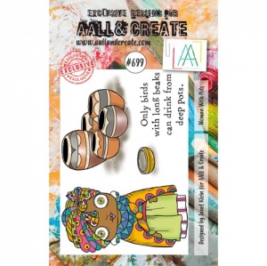 AALL & Create A7 Stamp Set #699 - Woman With Pots