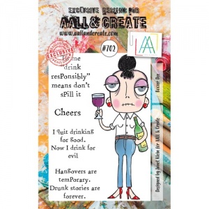 AALL & Create A7 Stamp Set #702 - Boozer Dee