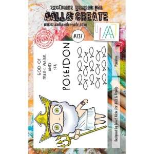 AALL & Create A7 Stamp Set #727 - Poseidon