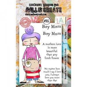 AALL & Create A7 Stamp Set #935 - Boy Mom