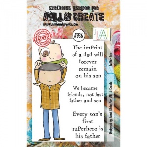 AALL & Create A7 Stamp Set #936 - Father Son
