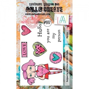 AALL & Create A7 Stamp Set #977 - My Love