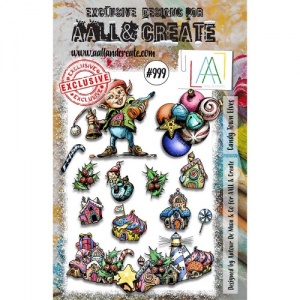 AALL & Create A5 Stamp Set #999 - Candy Town Elves