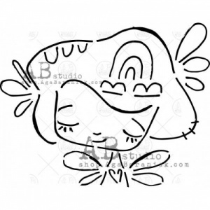 AB Studio TandiArt Stencil - ID179 - Magic Girl