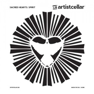 Artistcellar Stencil - Scared Hearts Series - Spirit