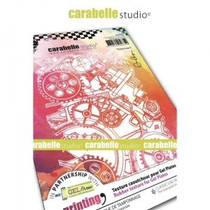 Carabelle Studio Unmounted Art Printing Stamp - Engrenages by Alexi - AP60038