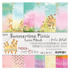 Craft O'Clock 12x12 Paper Pack - Summertime Picnic