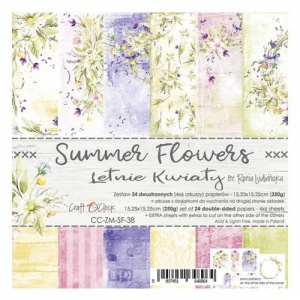 Craft O'Clock 6x6 Paper Pack - Summer Flowers