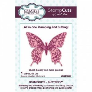 Creative Expressions Sue Wilson StampCuts Die - Butterfly