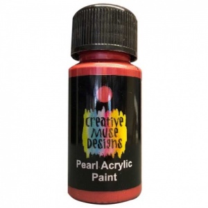 Creative Muse Designs Pearl Paint - Lava Red