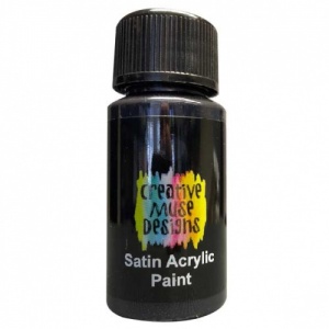 Creative Muse Designs Satin Paint - Black