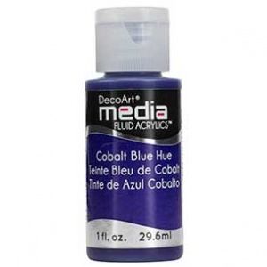 DecoArt Media Fluid Acrylic Paint - Cobalt Blue Hue