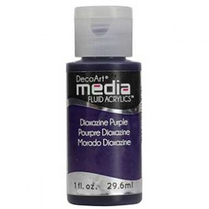 DecoArt Media Fluid Acrylic Paint - Dioxazine Purple