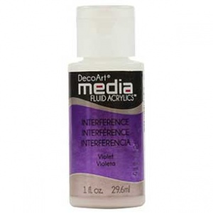 DecoArt Media Fluid Acrylic Paint - Violet Interference