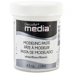 DecoArt Media Modeling Paste - White