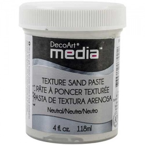 DecoArt Media Texture Sand Paste - White