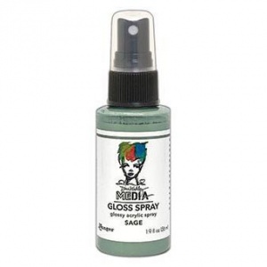 Dina Wakley Gloss Spray - Sage