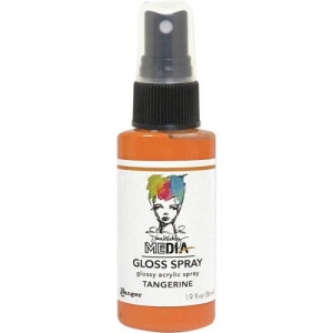 Dina Wakley Gloss Spray - Tangerine