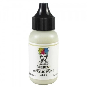 Dina Wakley Media Heavy Body Acrylic Paint - Aloe - 1oz