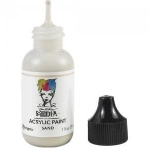 Dina Wakley Media Heavy Body Acrylic Paint - Sand - 1oz