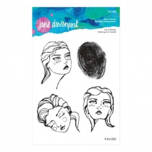 Jane Davenport Artomology Acrylic Stamp Set - Mix and Match