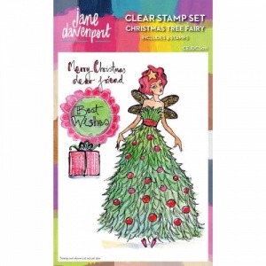 Jane Davenport Clear Stamp Set - Christmas Tree Fairy