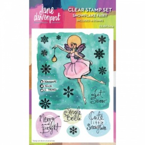 Jane Davenport Clear Stamp Set - Snowflake Fairy