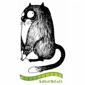 Katzelkraft Unmounted Rubber Stamp - Les Gros Chats 02 - SOLO73