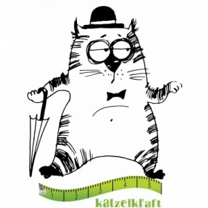 Katzelkraft Unmounted Rubber Stamp - Les Gros Chats 03 - SOLO74