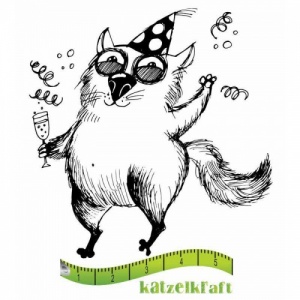 Katzelkraft Unmounted Rubber Stamp - Les Gros Chats 04 - SOLO75
