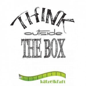 Katzelkraft Unmounted Rubber Stamp - Think Outside the Box
