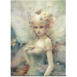 LaBlanche Rice Paper - Magical Fairies 3