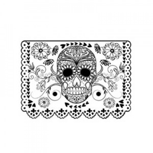 Lost Coast Designs Stamp - Picado Skull