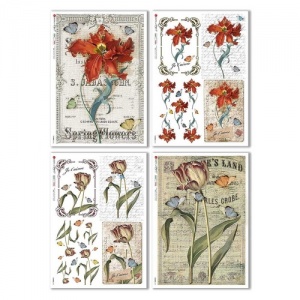 Paper Designs Rice Paper Collection - Floral Set 1