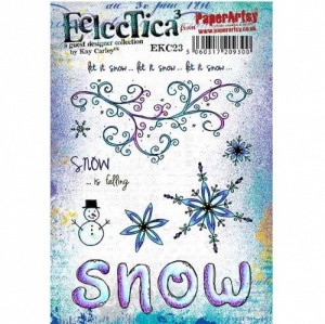 PaperArtsy Cling Mounted Stamp Set - Eclectica³ - Kay Carley - EKC23