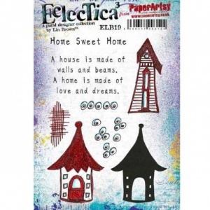 PaperArtsy Cling Mounted Stamp Set - Eclectica³ - Lin Brown - ELB19