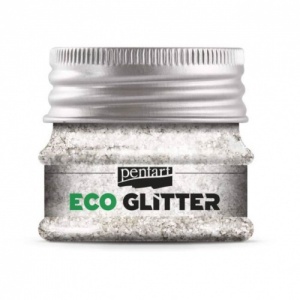 Pentart Eco Glitter - Silver - Course