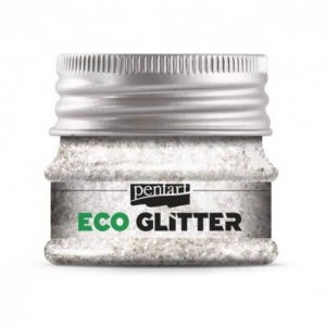 Pentart Eco Glitter - Silver - Fine