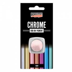 Pentart Chrome Rub On Pigment - Ruby - 41352