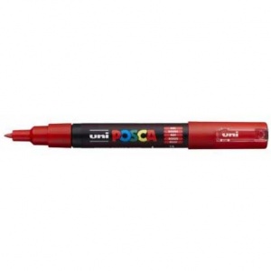 Posca Marker Pen - PC-1M Extra-Fine - Red