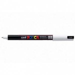 Posca Marker Pen - PC-1MR Ultra-Fine - White
