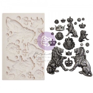 Prima Finnabair Decor Mould - Regal Lions