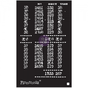 Prima Finnabair Stencil - Book Of Numbers