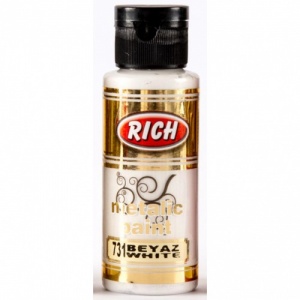 Rich Hobby Metallic Paint - White