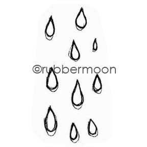 Rubber Moon - Mindy Lacefield - Cling Mounted Stamp - Joyful Rain