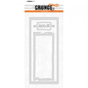 Studio Light Grunge Collection Cutting Die - Card Shapes - Ticket - SL-GR-CD199